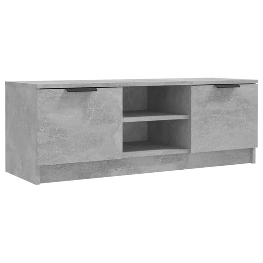 Tv Skříňka Betonově Šedá 102 X 35 X 36,5 Cm Kompozitní Dřevo