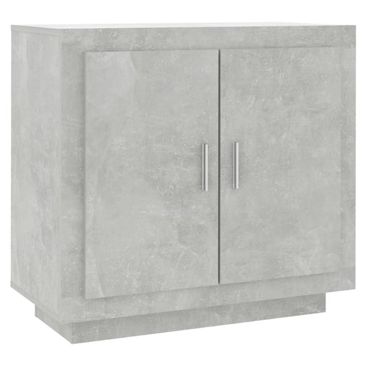 Příborník Betonově Šedý 80 X 40 X 75 Cm Kompozitní Dřevo