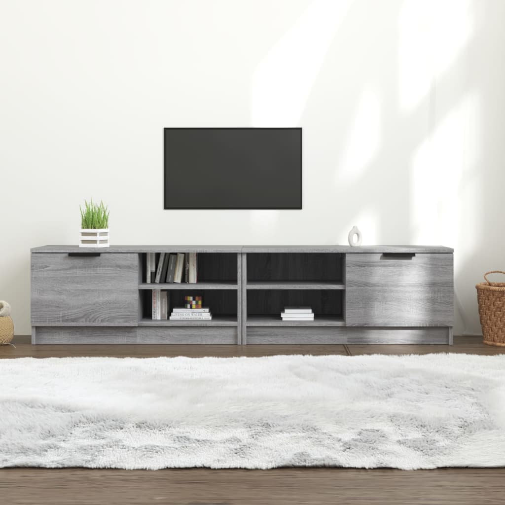 Tv Skříňka Betonově Šedá 80 X 35 X 36,5 Cm Kompozitní Dřevo