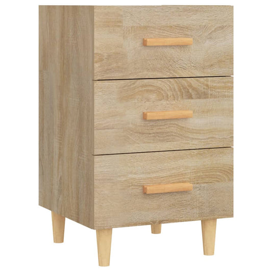 Noční Stolek Dub Sonoma 40 X 40 X 66 Cm Kompozitní Dřevo