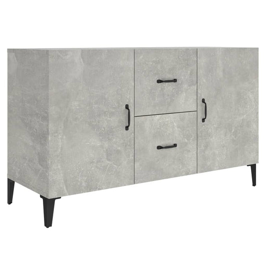 Příborník Betonově Šedý 100 X 36 X 60 Cm Kompozitní Dřevo