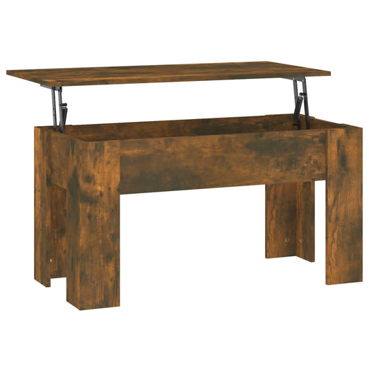 Konferenční Stolek Kouřový Dub 101X49X52 Cm Kompozitní Dřevo