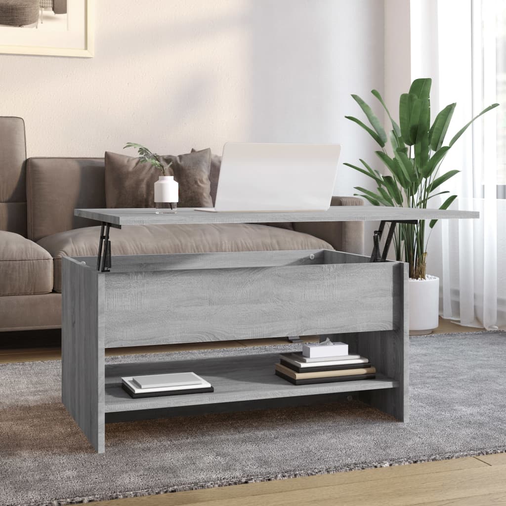Konferenční Stolek Lesklý Bílý 80 X 50 X 40 Cm Kompozitní Dřevo