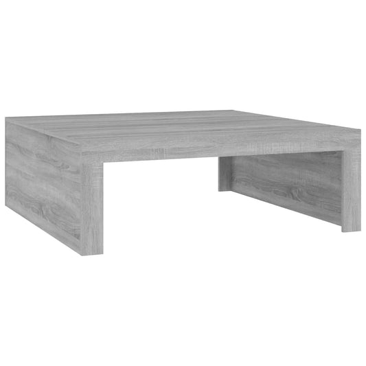 Konferenční Stolek Šedý Sonoma 100X100X35 Cm Kompozitní Dřevo