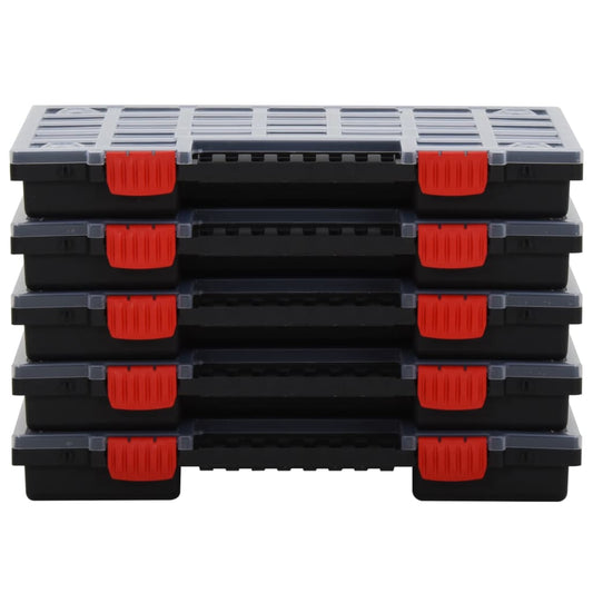 Organizéry Na Součástky 5 Ks 40 X 30 X 5 Cm Polypropylen