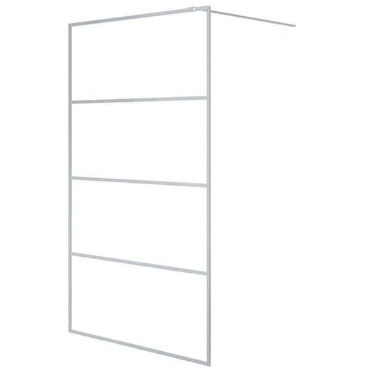 Sprchová Zástěna Walk-In Stříbrná 115 X 195 Cm Čiré Esg Sklo