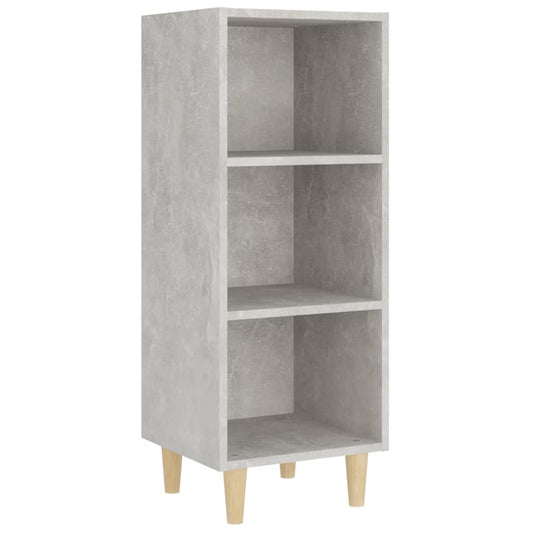 Příborník Betonově Šedý 34,5 X 32,5 X 90 Cm Kompozitní Dřevo