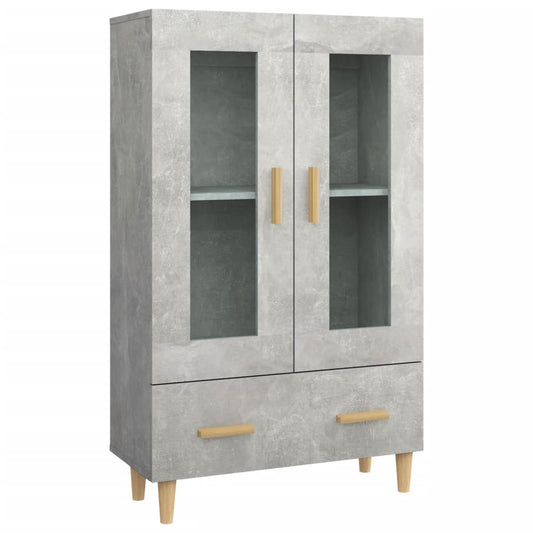 Komoda Betonově Šedá 70 X 31 X 115 Cm Kompozitní Dřevo