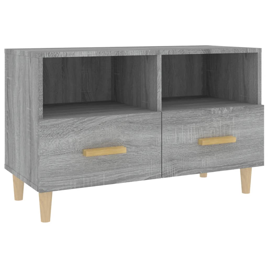 Tv Skříňka 80 X 36 X 50 Cm Kompozitní Dřevo
