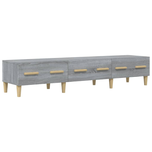Tv Skříňka Šedá Sonoma 150 X 34,5 X 30 Cm Kompozitní Dřevo