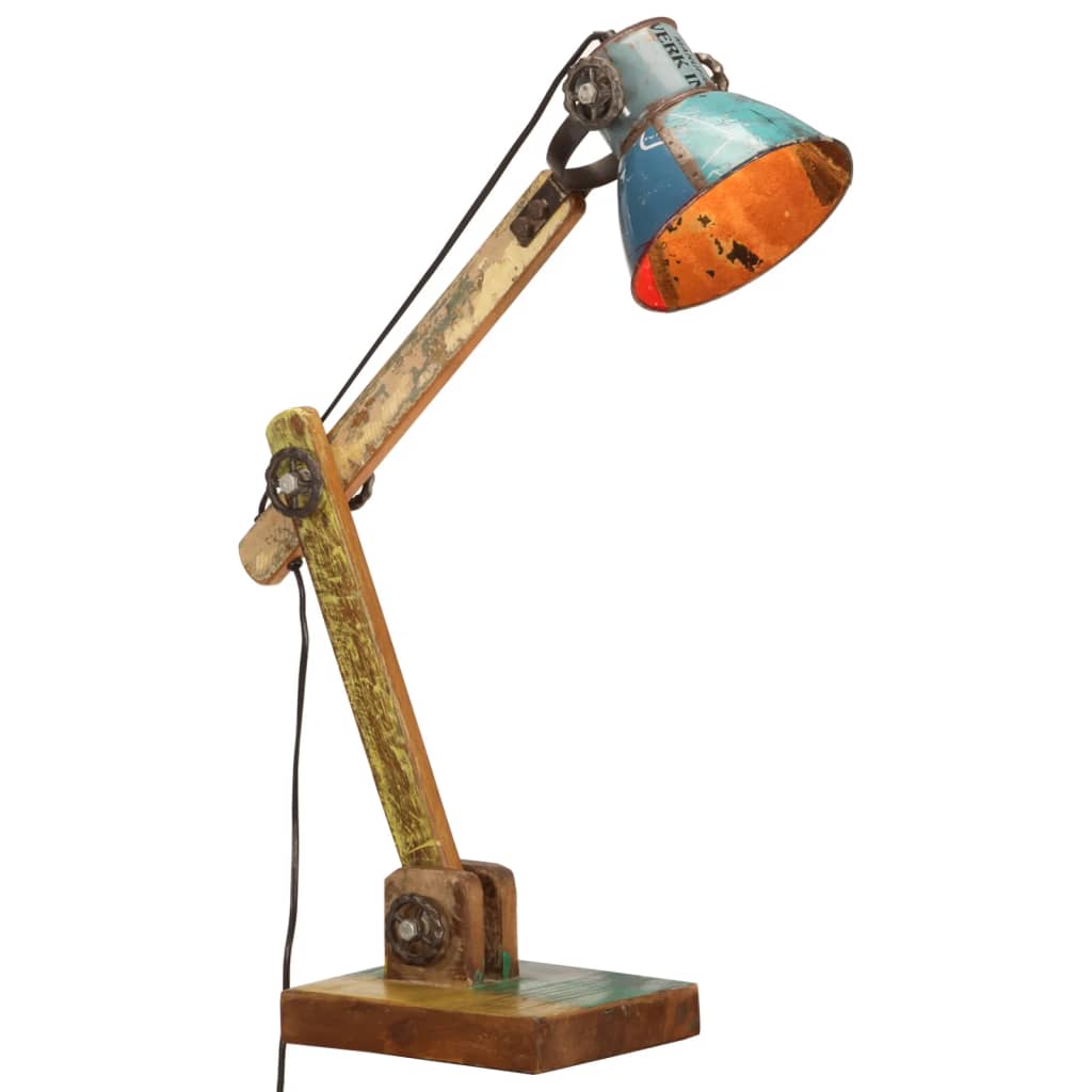 Industriální Stolní Lampa Černá Kulatá 58 X 18 X 90 Cm E27