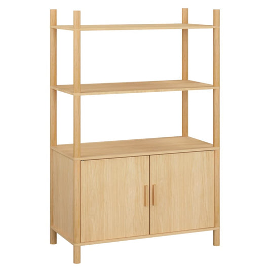Skříň Highboard 80 X 40 X 121 Cm Kompozitní Dřevo