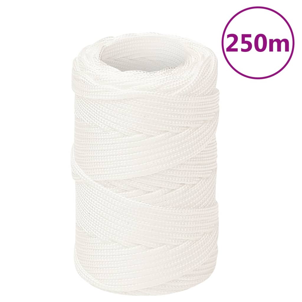 Lodní Lano Celobílé Polypropylen Bílá