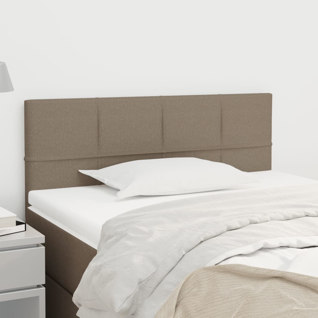 Čela Postele 2 Ks 72 X 5 X 78/88 Cm Textil Taupe