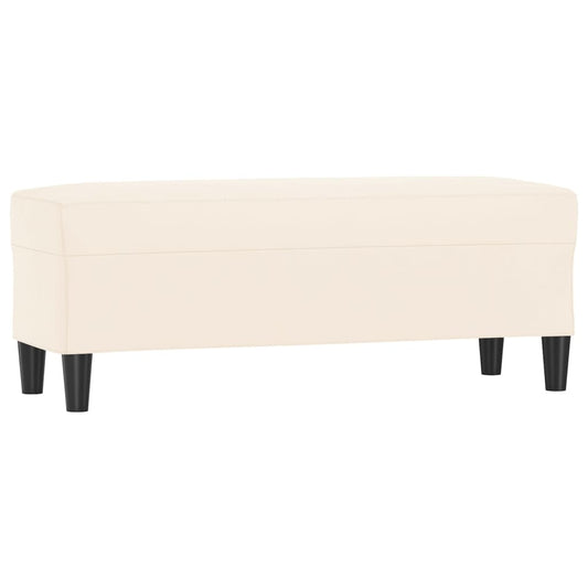 Lavice Krémová 100 X 35 X 41 Cm Samet