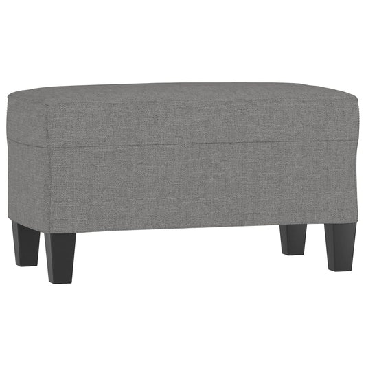 Lavice Tmavě Šedá 70X35X41 Cm Textil