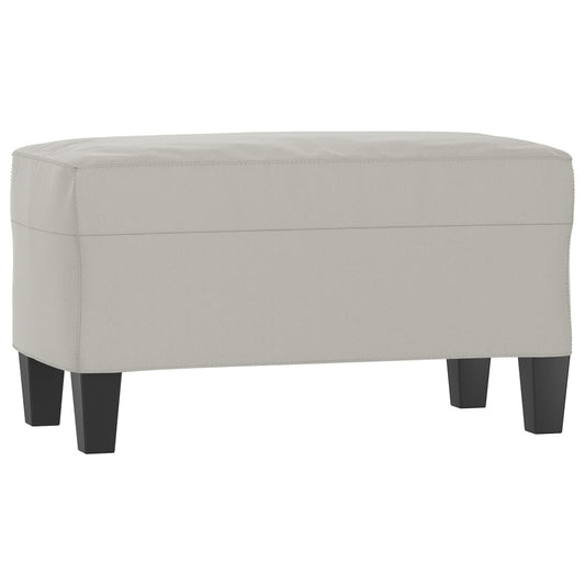 Lavice Světle Šedá 70 X 35 X 41 Cm Tkanina Z Mikrovlákna