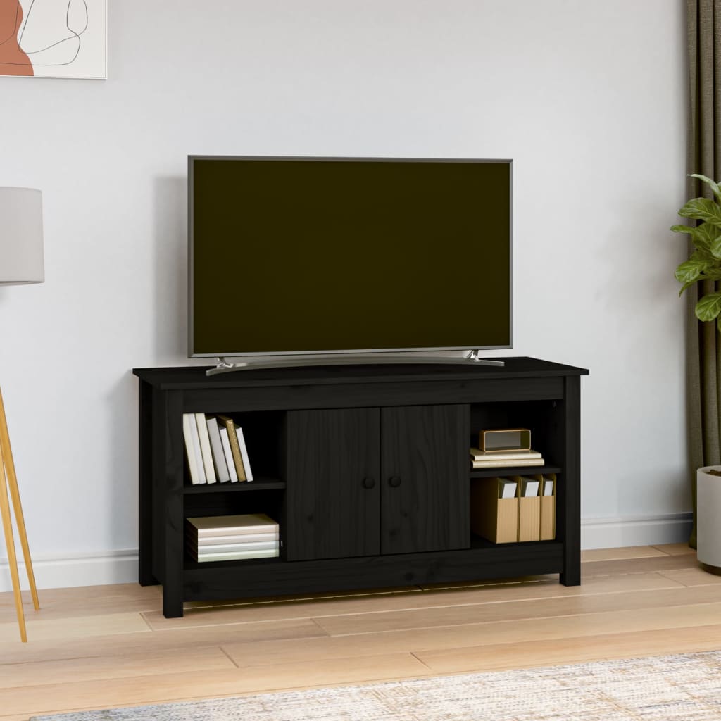 Tv Skříňka 103 X 36,5 X 52 Cm Masivní Borové Dřevo