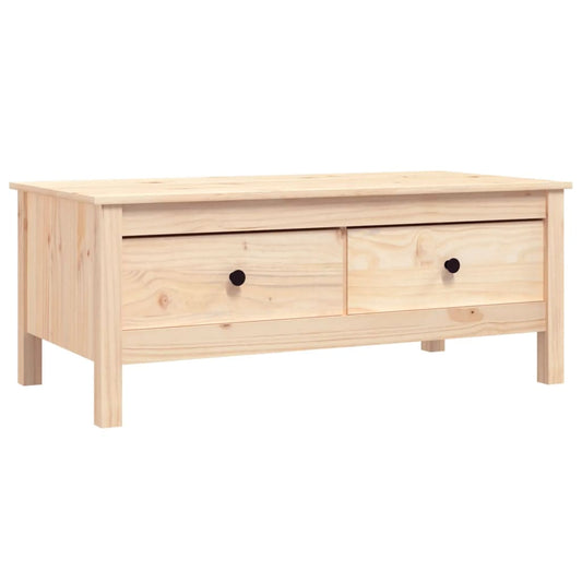 Konferenční Stolek 100 X 50 X 40 Cm Masivní Borové Dřevo