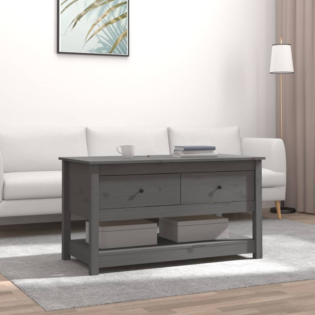 Konferenční Stolek 102 X 49 X 55 Cm Masivní Borové Dřevo