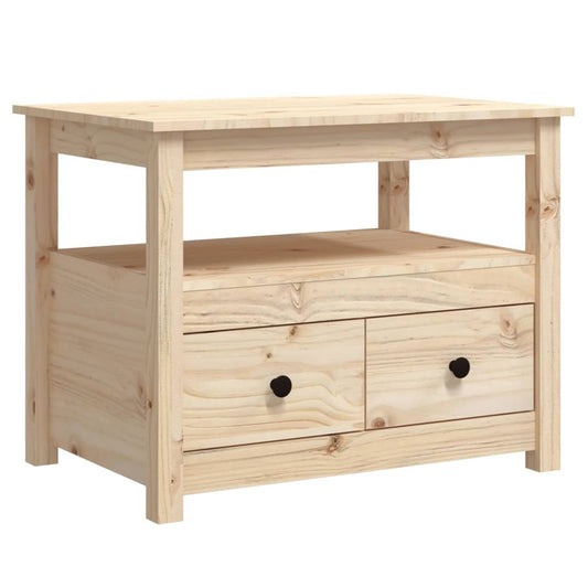 Konferenční Stolek 71 X 49 X 55 Cm Masivní Borové Dřevo