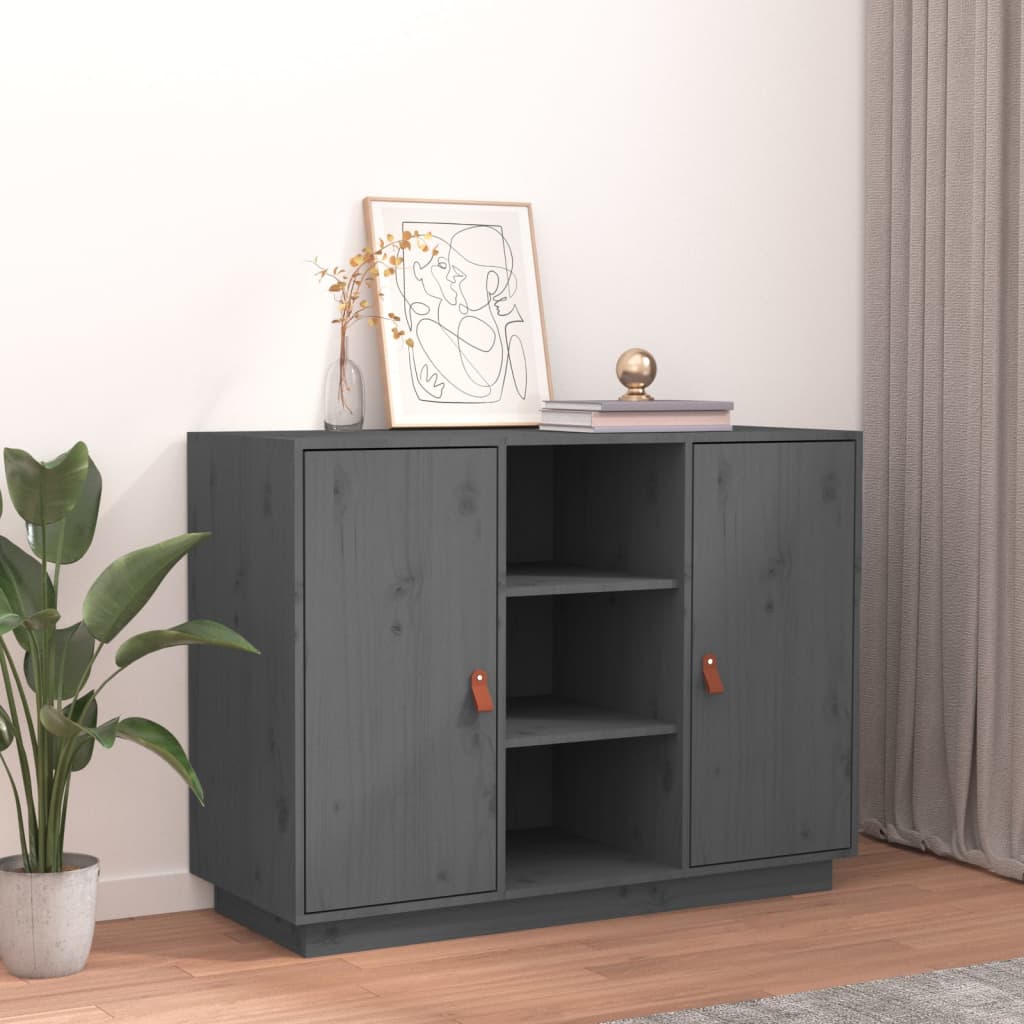 Příborník 100 X 40 X 75 Cm Masivní Borové Dřevo