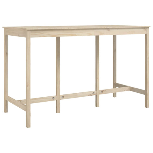 Barový Stůl 180 X 80 X 110 Cm Masivní Borové Dřevo