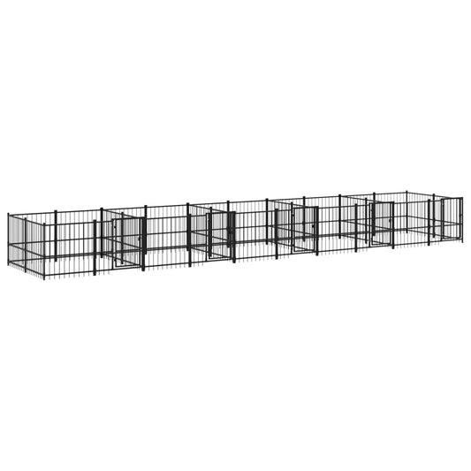 Venkovní Psí Kotec Ocel 18,77 M²