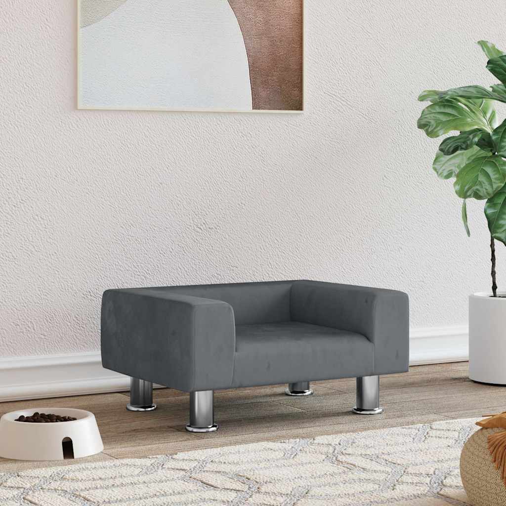 Pelíšek Pro Psy Krémový 70 X 45 X 26,5 Cm Samet