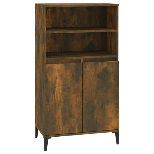 Skříň Highboard 60 X 36 X 110 Cm Kompozitní Dřevo