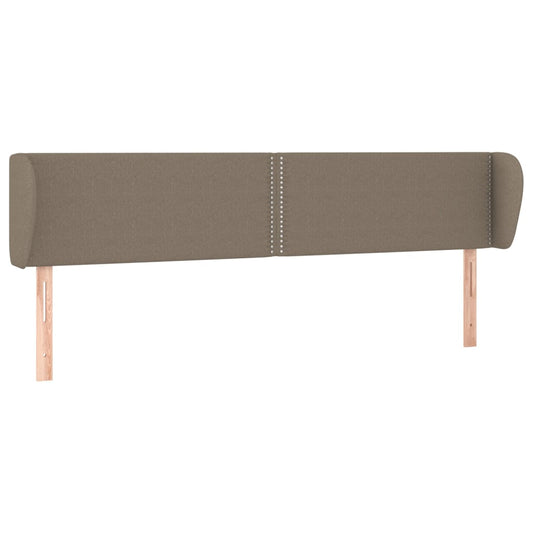 Čelo Postele Typu Ušák Taupe 183X23X78/88 Cm Textil