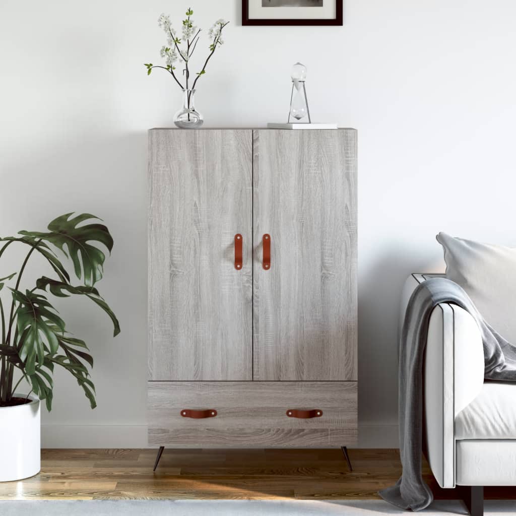 Skříň Highboard 69,5 X 31 X 115 Cm Kompozitní Dřevo