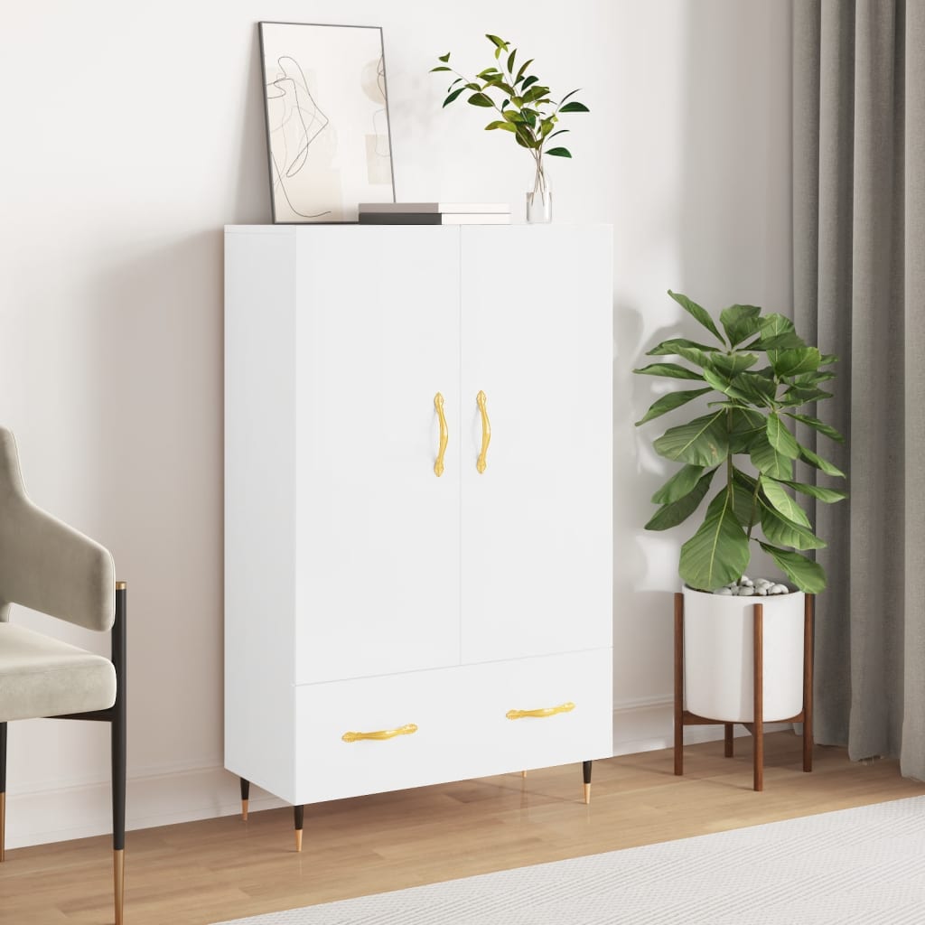 Skříň Highboard Šedá Sonoma 69,5 X 31 X 115 Cm Kompozitní Dřevo