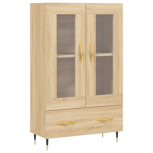 Skříň Highboard 69,5 X 31 X 115 Cm Kompozitní Dřevo