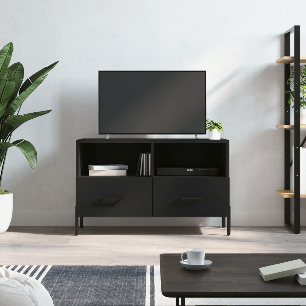 Tv Skříňka Betonově Šedá 80 X 36 X 50 Cm Kompozitní Dřevo