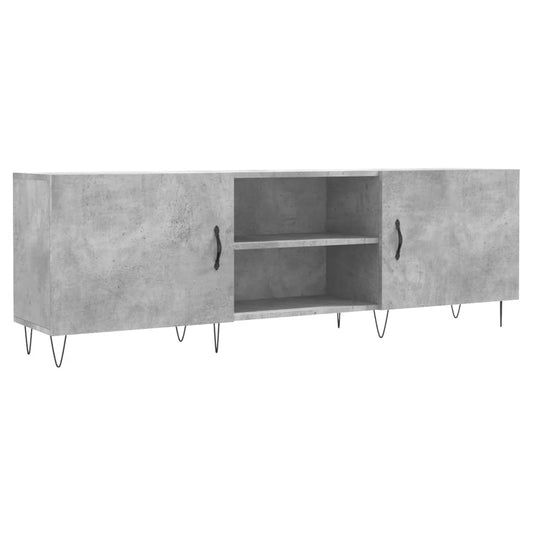 Tv Skříňka Betonově Šedá 150 X 30 X 50 Cm Kompozitní Dřevo