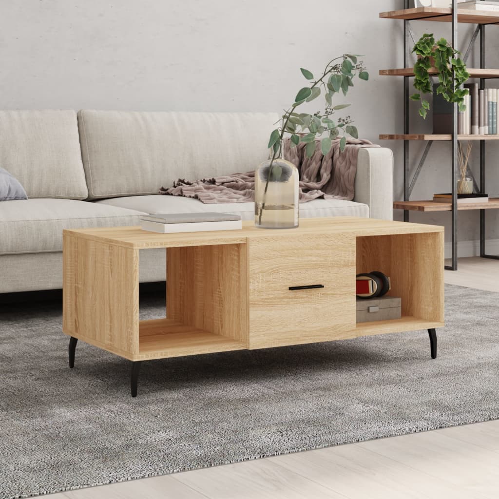 Konferenční Stolek Černý 102 X 50 X 40 Cm Kompozitní Dřevo