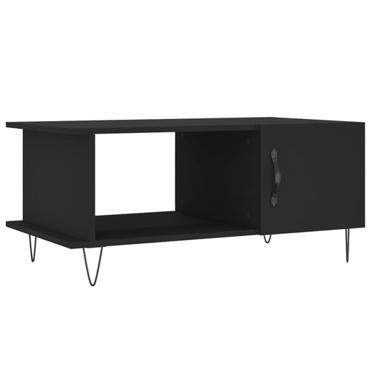 Konferenční Stolek Černý 90 X 50 X 40 Cm Kompozitní Dřevo