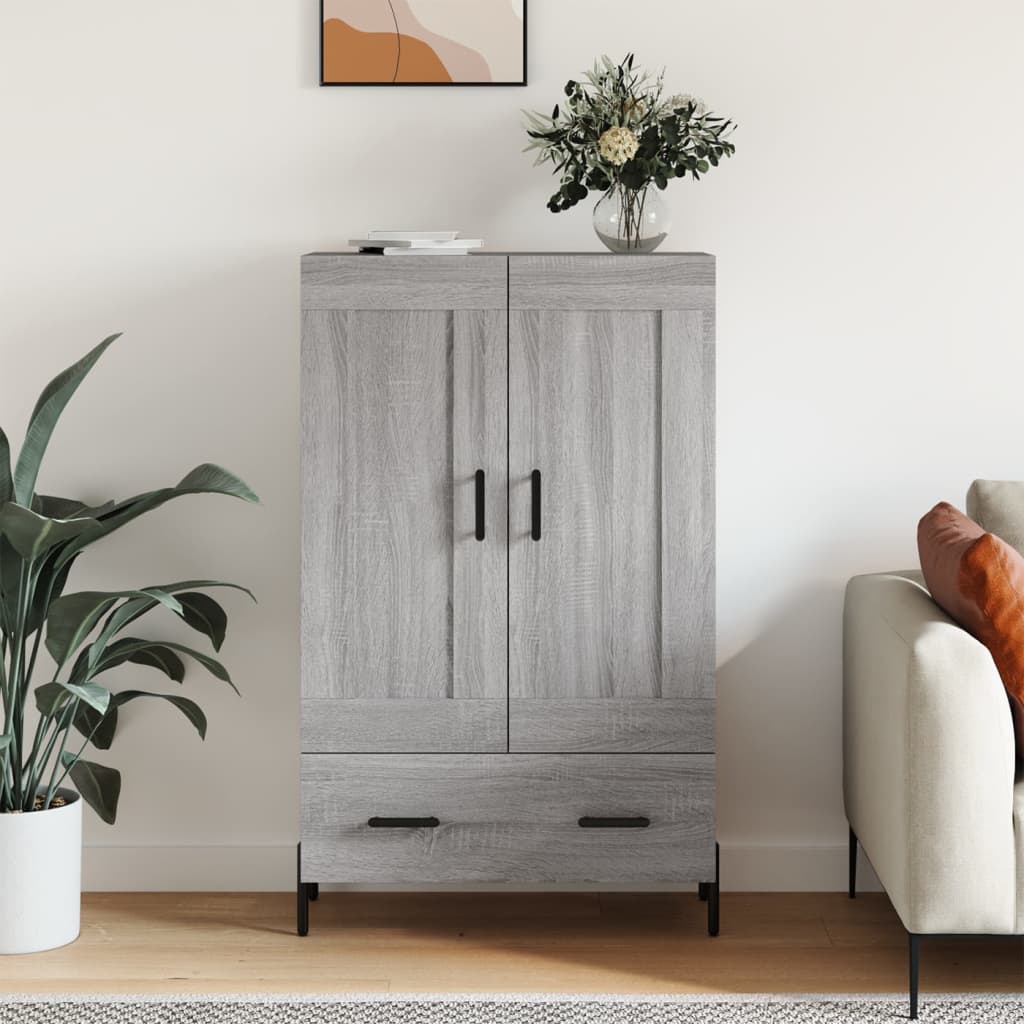 Skříň Highboard 69,5 X 31 X 115 Cm Kompozitní Dřevo