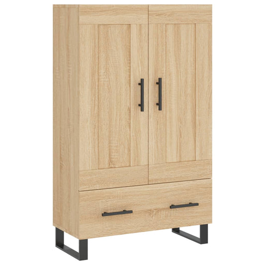 Skříň Highboard Dub Sonoma 69,5 X 31 X 115 Cm Kompozitní Dřevo