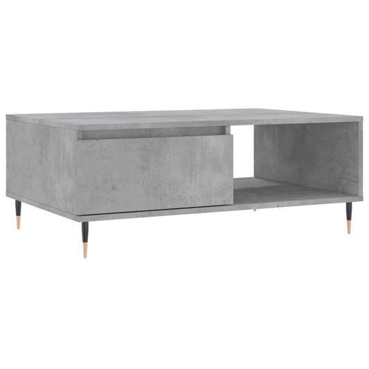 Konferenční Stolek Betonově Šedý 90X60X35 Cm Kompozitní Dřevo