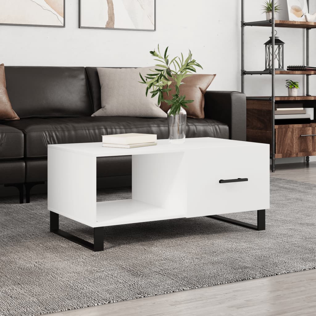 Konferenční Stolek Betonově Šedý 90X50X40 Cm Kompozitní Dřevo