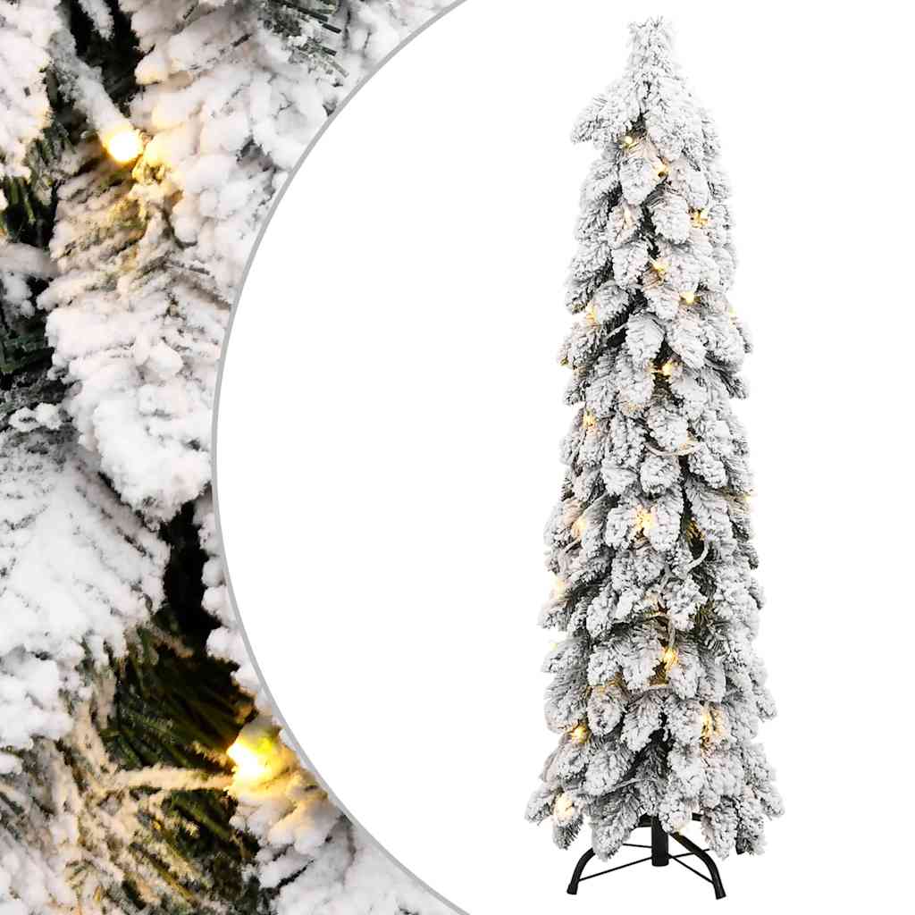 Umělý Vánoční Stromek S Led Osvětlením Zasněžený 60 Led