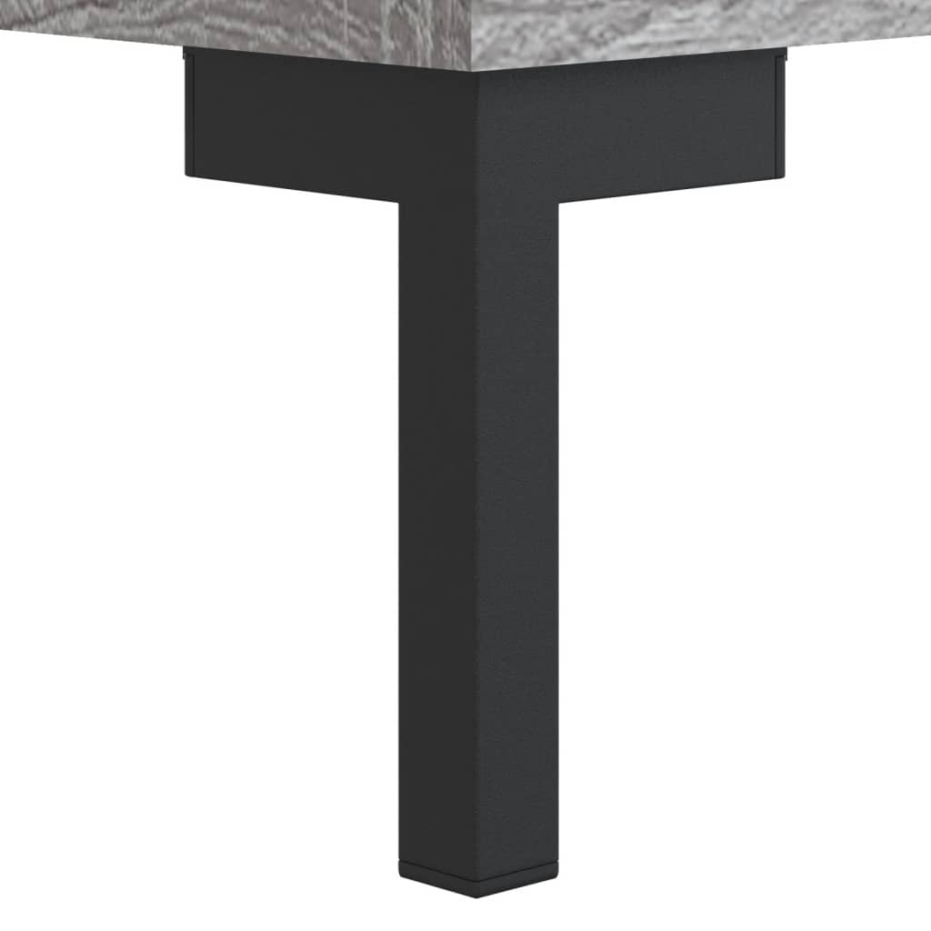 Skříň Highboard Šedá Sonoma 34,5 X 34 X 180 Cm Kompozitní Dřevo