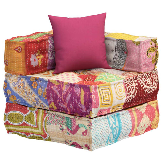 Modulární Pouf S Polštářem Textil