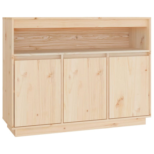 Příborník 104,5 X 34 X 80 Cm Masivní Borové Dřevo