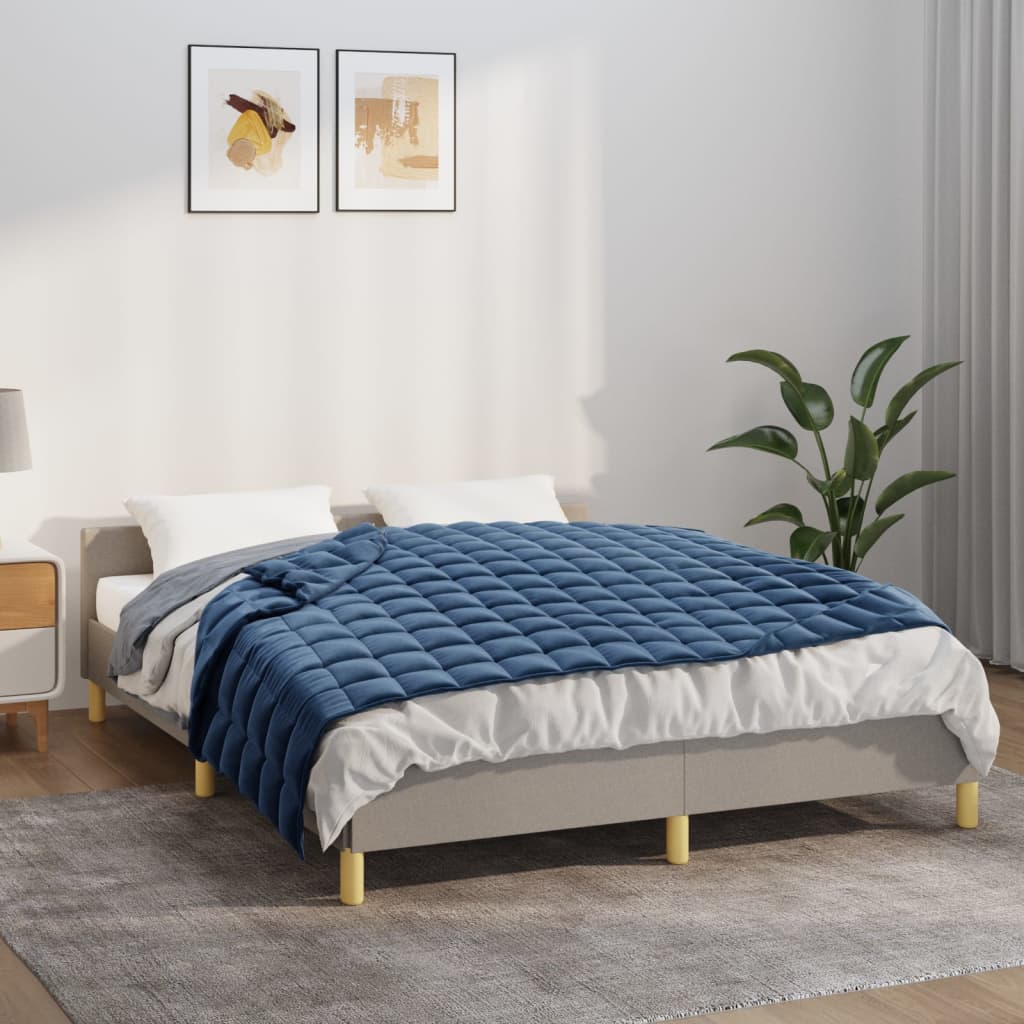 Zátěžová Deka Textil Modrá