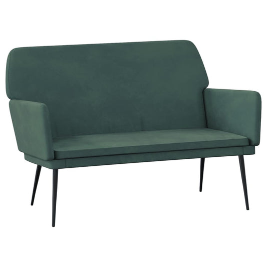 Lavice Tmavě Zelená 108 X 79 X 79 Cm Samet