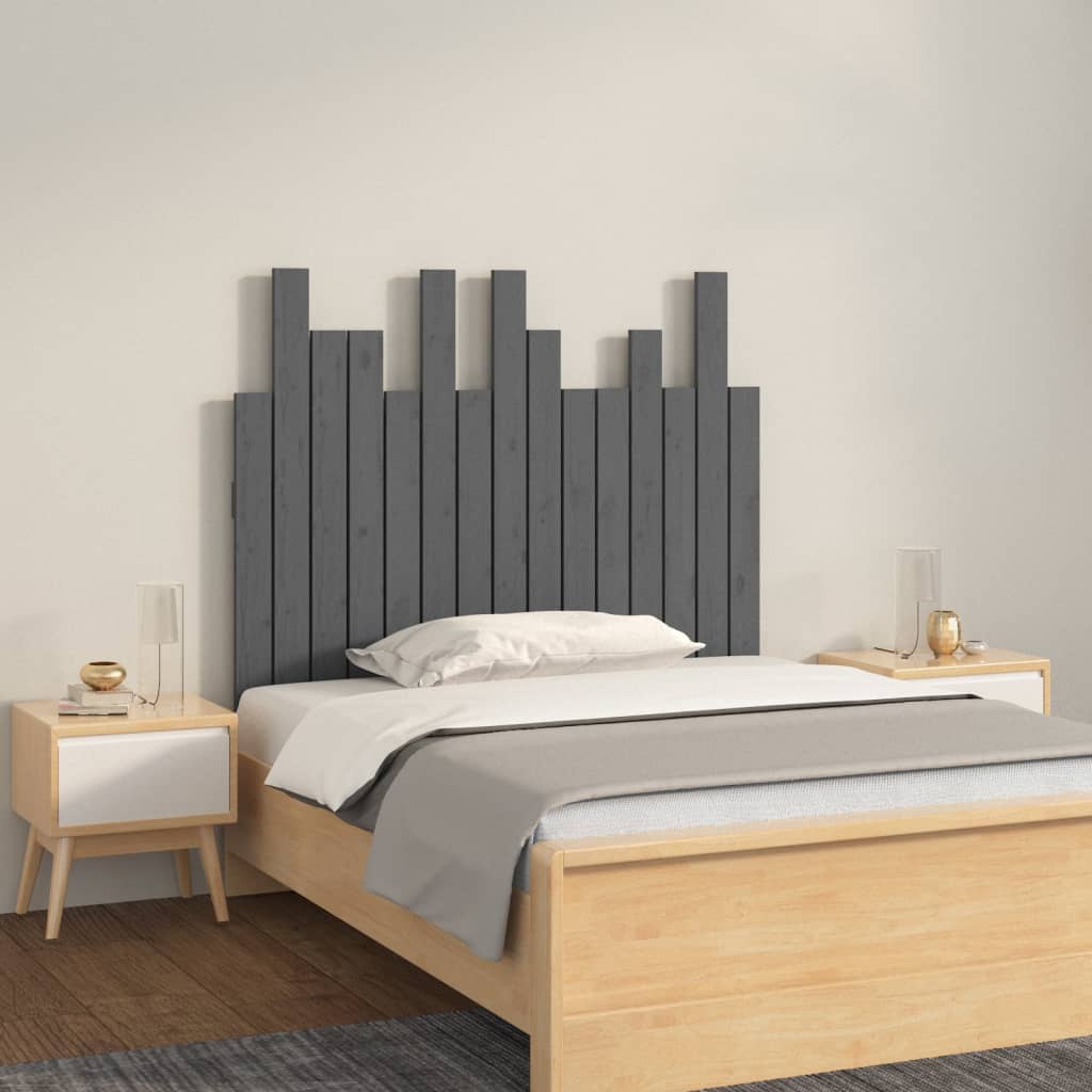 Nástěnné Čelo Postele Medově Hnědé 95,5X3X80 Cm Borové Dřevo