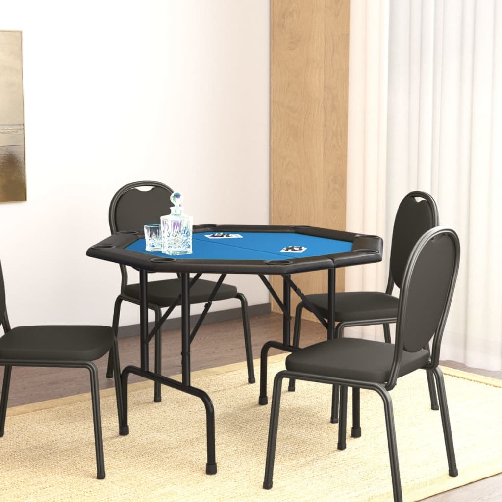 Skládací Deska Na Poker Pro 8 Hráčů 108 X 108 X 75 Cm